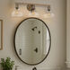 Carver 3 Light 28 inch Copper Patina Bath Vanity Wall Light